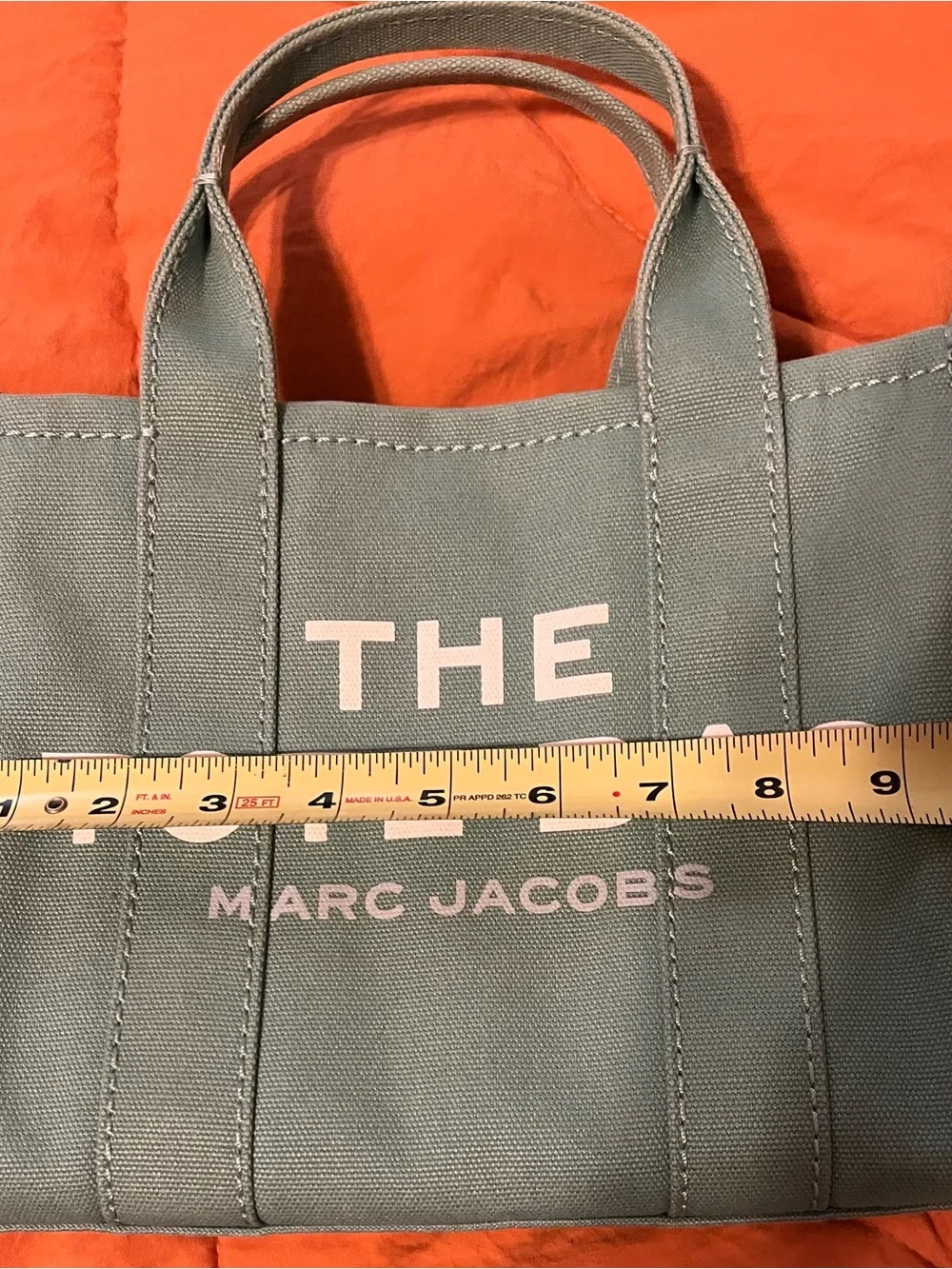 Marc Jacobs The Mini Tote Bag Mint Green NWOT w/ Crossbody Strap + Dust Bag